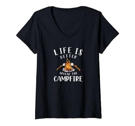 Around The Campfire, Camping Accessories, Pajama Top, Top Fashion Brands, Shop Top, Woman Colour, Campfire, Fashion Brands, Gifts For Girls