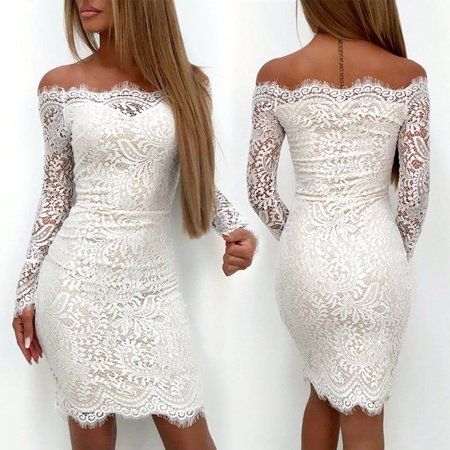 92af93f73faf3cefc129b6bc55a748a9desc47387391ri Bodycon Floral Dress, Lace Homecoming Dresses, Short Prom Dress, Maxi Dress Wedding, Dresses Lace, Reception Dress, Short Mini Dress, Lace Weddings, Lace Fashion