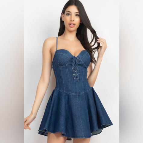 Jean shirt dress