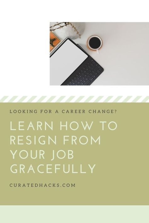 Resigning from your current role does not have to be complicated and you do not have to be nervous about it. Let’s dive into the process and I will be sharing some tips on how to resign from your job gracefully and professionally while maintaining your relationships for years to come. Career Change, The Process, Career