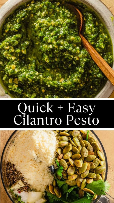 Keto Pesto, Olive Oil Salad Dressing, Oil Salad Dressing, Mexican Sauces, Isabel Eats, Olive Oil Salad, Greens Recipes, Cilantro Recipes, Cilantro Pesto