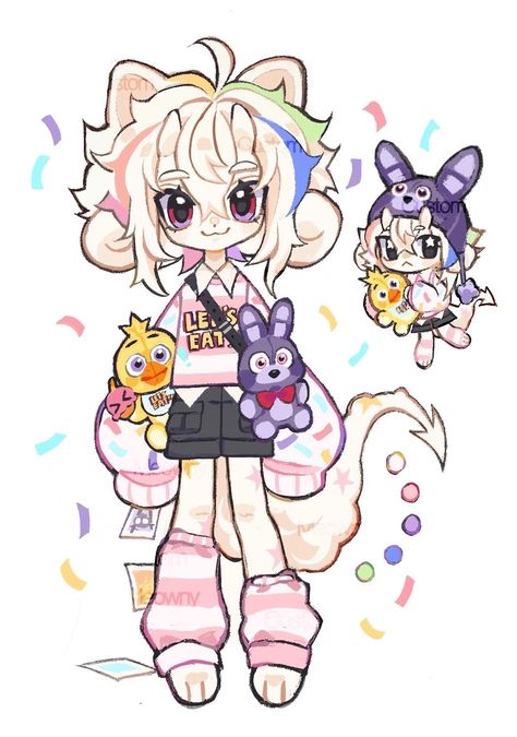 Konpeito Drawing, Adopt Characters, Adoptables Characters, Oc Adoptables, Adopt Idea, Swag Art, Chibi Drawings, Wow Art, Cute Art Styles