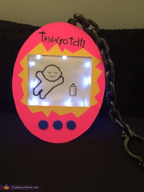 Tamagotchi Costume, Old School Toys, Costume Works, Baby Costume, 90s Party, Bristol Board, First Pregnancy, Thrift Shop, My Pet