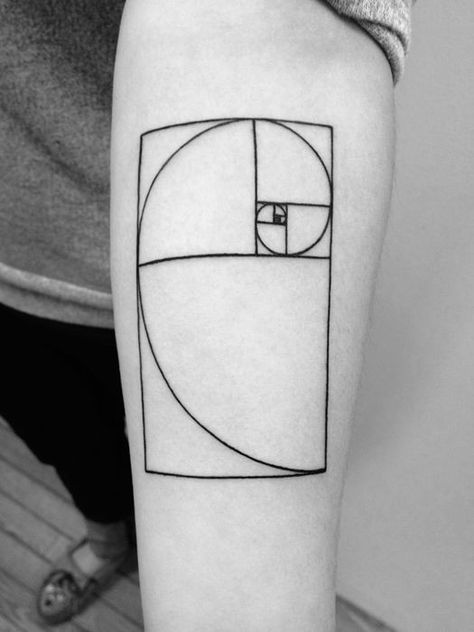 Golden Spiral Tattoo, Fibonacci Spiral Tattoo, 2spirit Tattoo, Golden Ratio Tattoo, Spiral Tattoo, 21 Tattoo, Fibonacci Tattoo, Golden Section, Golden Mean