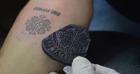 The Morality of Tattooing - Crisis Magazine Unique Christian Tattoos, Holy Tattoos, Catholic Tattoos, Bali Tattoo, Cross Tattoos For Women, Ancient Tattoo, Christian Traditions, Old Tattoos, Symbol Tattoos