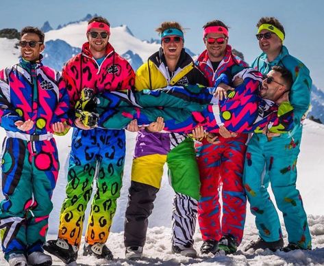 Retro Ski Outfit, Ski Outfit Men, Ski Inspiration, Apres Ski Outfit, Retro Ski Suit, Apres Ski Outfits, Apres Ski Party, Outfit Retro, Retro Ski