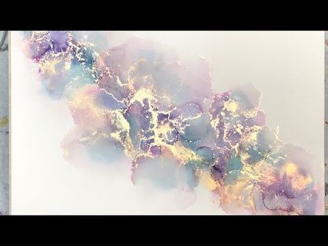 [58] Beautiful Pastels! - Abstract alcohol ink painting tutorial - YouTube | Alcohol ink crafts, Alcohol ink art, Alcohol ink painting Alcohol Ink Painting Tutorial, Alcohol Artwork, Ink Art Tutorial, Alcohol Ink Art Tutorial, Alcohol Ink Art Techniques, Pastel Abstract Painting, Alcohol Ink Crafts, Ink Crafts, Ink Artwork