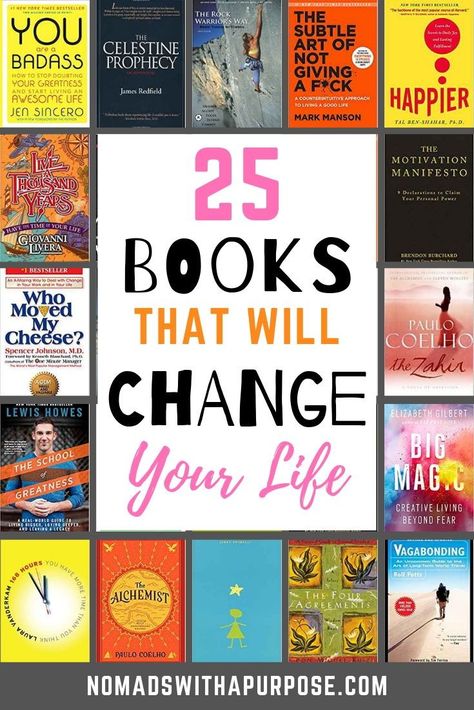 25 Books that will boost your confidence and help you manifest what you really want in life. #bookschangeyourlife #books #aboutchange Rs6 Audi, Feel Good Books, Best Self Help Books, Books You Should Read, Motivational Books, Book Challenge, Best Books To Read, Bestselling Books, Self Help Books