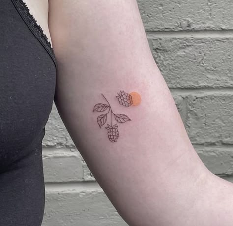 Dainty Raspberry Tattoo, Blackberry Tree Tattoo, Blackberry Stamp Tattoo, Simple Raspberry Tattoo, Raspberry Fine Line Tattoo, Cloud Berry Tattoo, Raspberry Stamp Tattoo, Small Raspberry Tattoo, Rasberry Tattoos Simple