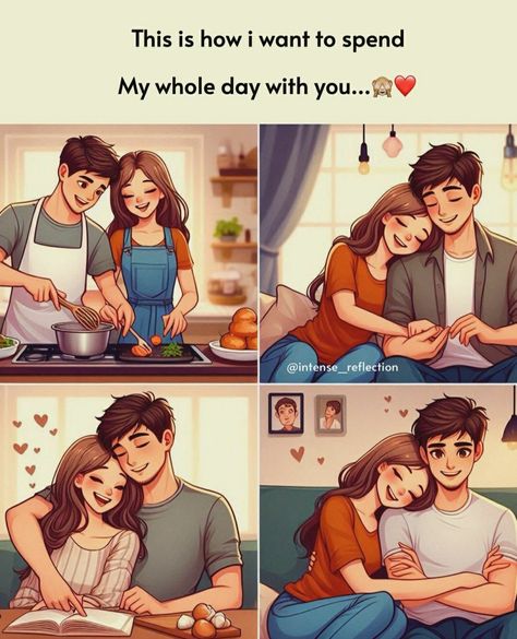 Things I Want To Do With My Boyfriend, Beautiful Pics For Dp, Love Cartoon Couple Relationships, Relationships Goals Pictures, Cartoon Relationship, Cute Picture Quotes, Couple Cooking, Cute Couple Comics, Couples Comics