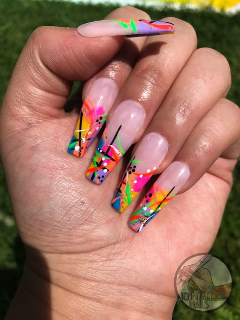 Nails For Carnival, Caribbean Carnival Nails Designs, Carnival Inspired Nails, Trinidad Carnival Nails, Short Juneteenth Nails, Kaleidoscope Nails, Nail Designs Juneteenth, Carnival Nails Designs, Juneteenth Nail Design