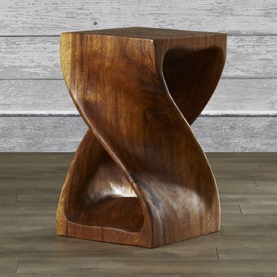 Loon Peak Katuu End Table & Reviews | Wayfair.ca Unusual Coffee Tables, Fireplace Bookcase, Contemporary End Tables, Rustic Restaurant, Rustic Cabinets, Reclaimed Wood Coffee Table, Rustic Coffee Tables, Rustic Living, Rustic Living Room