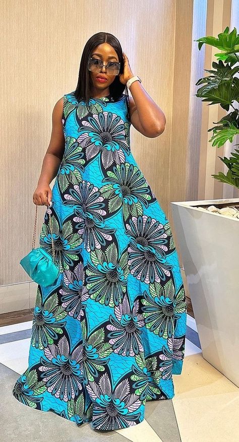 Ankara Free Long Gown Styles, Ankara Free Gown, Maternity Gown Styles, Long Dress Styles, Priestess Dress, Free Gown, Wax Dress, Chiffon Maternity Dress, Ankara Short Gown Styles