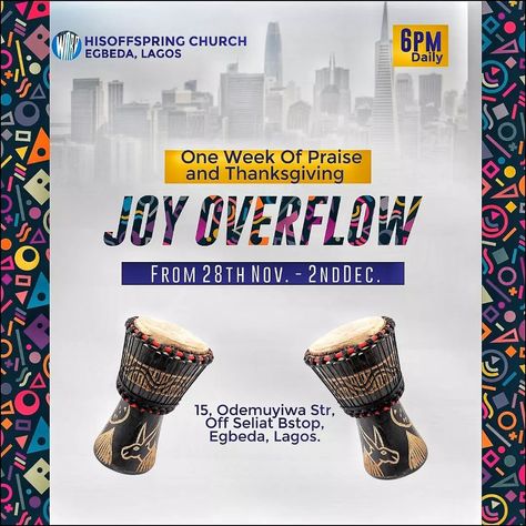 Joy overflow. Creative church Flyer Thanksgiving Church Flyer, Joy Overflow, African Thanksgiving, Church Flyer Design, Church Graphic Design, Church Flyer, Flyer Design, Thanksgiving, Graphic Design