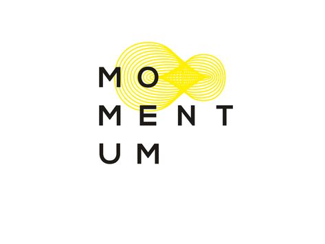 Momentum, dynamic logo design for apps / software developer by Alex Tass, logo designer on Dribbble Dynamic Logo Design, Iq Logo, Charity Logo Design, Dance Logo, Charity Logos, 100 Logo, Dynamic Logo, Entertainment Logo, Event Logo