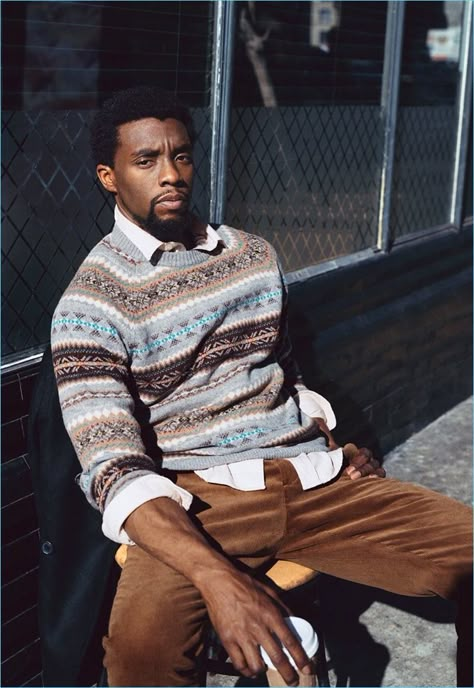 Shuri Black Panther, Black Panther Chadwick Boseman, Le Male, Chadwick Boseman, Black Panther Marvel, Film Review, Black Excellence, Pattern Sweater, Black Is Beautiful