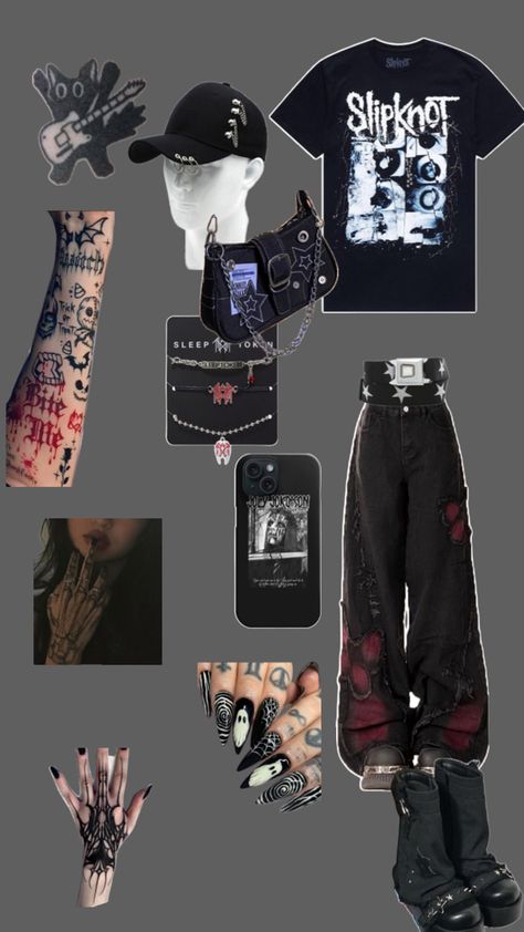 Slipknot Concert, Rocker Girl, Swaggy Outfits, Slipknot, Concert Outfit, Rocker, Concert, My Style, Wardrobe