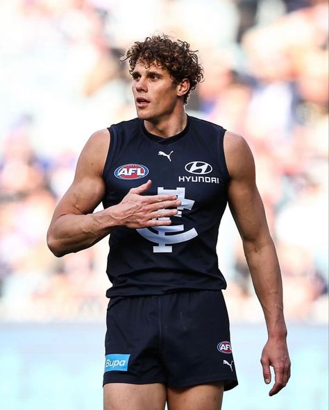 Charlie Curnow, Carlton Afl, Carlton Football Club, Fade Haircut Curly Hair, Carlton Blues, New Warriors, Happy Birthday Dad, Brand New Day, Football Boys