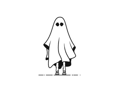 Sheet Ghost//his name is Franklin. 심플한 그림, Ghost Drawing, Sheet Ghost, Ghost Tattoo, Mini Drawings, Pencil Art Drawings, A Ghost, Line Art Drawings, Doodle Drawings