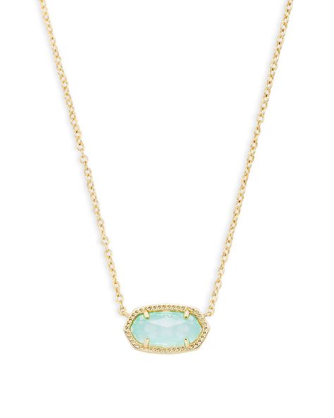 Elisa Gold Pendant Necklace, Elisa Pendant Necklace, Kendra Scott Necklace Elisa, Preppy Accessories, Kendra Scott Elisa, Surf Jewelry, Pretty Jewelry Necklaces, Preppy Jewelry, Kendra Scott Necklace