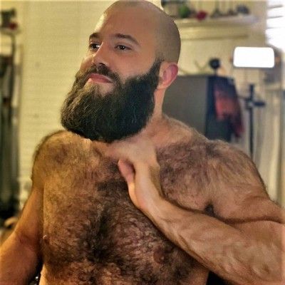 Follow @hairy-man-lovers and get more of the good stuff by joining Tumblr today. Dive in! Boys Beard Style, Men Chest Hair, Dad Bodies, Beard Images, Moustaches Men, Beard Envy, Bald With Beard, Dark Skin Men, Handsome Older Men