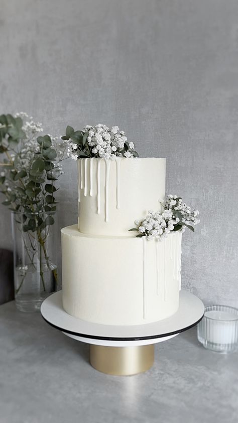 Dream Scenario, Wedding Cake Designs Simple, Wedding Backdrop Decorations, Simple Wedding Cake, Engagement Cakes, Elegant Wedding Cakes, Tiered Wedding Cake, Backdrop Decorations, Wedding Cake Designs