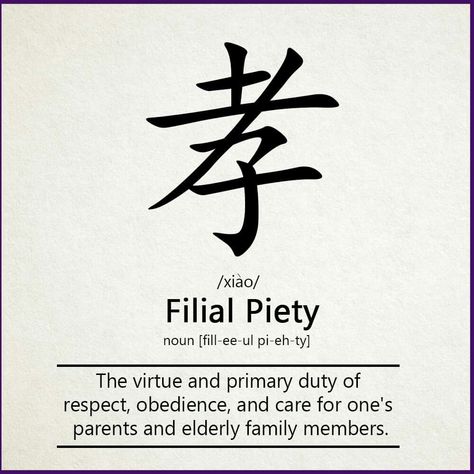 In Confusion philosophy, filial piety is the virtue of respecting, obeying, and taking care of our parents and elderly kin. This saying is something that resounds with me because it is so accurate, but not something that Icarus followed. His father did everything to try and protect and save him through their journey, but Icarus was stubborn and arrogant and did not respect his father's words. Because of this, his life was lost. Filial Piety, Eastern Philosophy, Healing Words, Knowledge And Wisdom, Elderly Care, Care Quotes, Self Respect, Caregiver, Buzzfeed