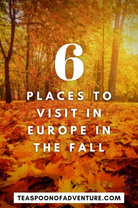 Europe In The Fall, Fall Planning, Travel To Europe, Places To Visit In Europe, Tuscan Towns, Autumn Travel, Travel In Europe, Europe Itineraries, Adventure Travel Explore