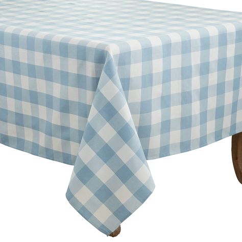 PRICES MAY VARY. Polyester,cotton Size: 70" x 70" Has 1/4 inch stitched edge with no lining Material: 56% cotton - 44% polyester + Care: Gentle machine wash cold, tumble dry low, cool iron A stylish tablecloth that's durable and washable too Protect surfaces against minro scratches and damage Gingham Tablecloth, Checkered Tablecloth, Plaid Tablecloth, Tablecloth Sizes, Cabin Style, Square Tablecloth, Colorful Table, Cotton Tablecloths, Holiday Entertaining