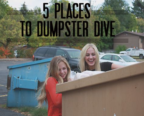 5 places you can dumpster dive for food. Did you know Einsteins throws away all their fresh bagels once they close!? Dumpster Diver, Recycling Business, Dumpster Diving, Upcycle Repurpose, Budget Saving, Recycled Projects, Trash To Treasure, Practical Magic, Cat Quotes