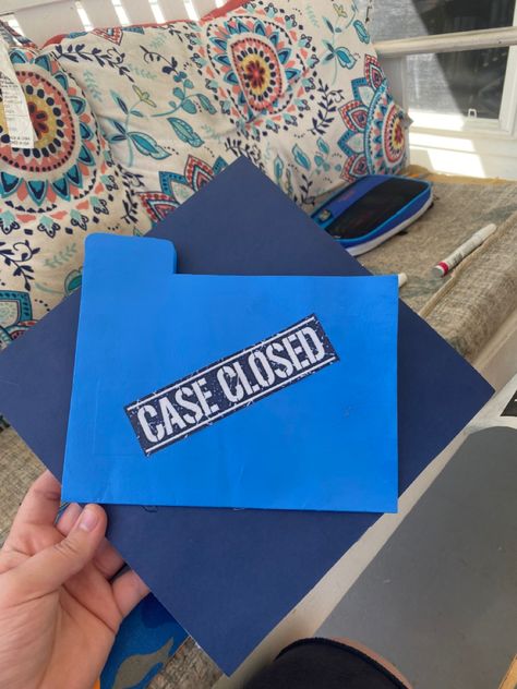 College Selection Reveal, Criminology Graduation Cap, Graduation Cap Designs Police, Case Closed Graduation Cap, College Shadow Box Ideas Grad Cap, Diy Room Decor Videos, Decor Videos, Case Closed, Diy Room