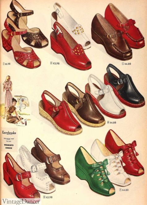 40s Fashion Women, 1940s Fashion Women, Women History, 1940s Women, 1940s Shoes, Shoes School, Saddle Oxfords, Historical Shoes, 1940s Outfits