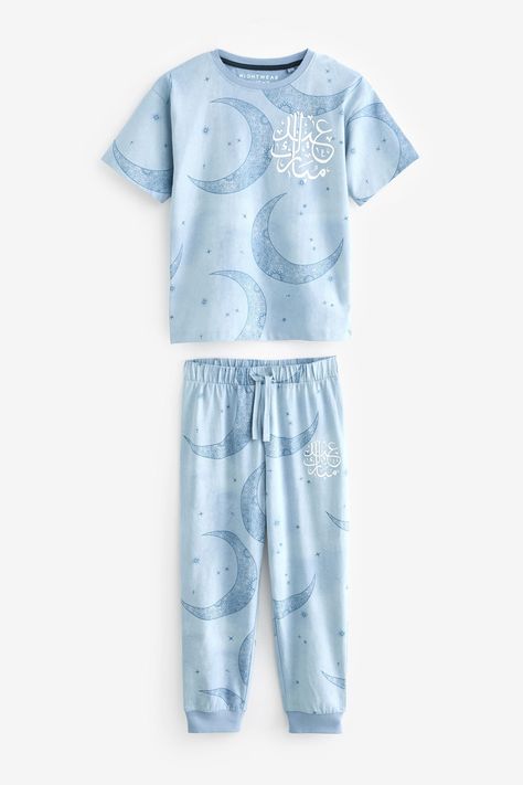 Machine washable. Pyjama Top and Pyjama Bottom 100% Cotton. Kids Pyjamas, Pajama Bottoms, Kids Pajamas, Pajama Top, Nightwear, Favorite Things List, Pajamas, Sleep, Blue Color