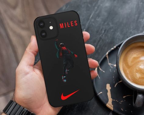 Mens Phone Cases, Iphone Cases For Men, Mens Phone Case, Spiderman Phone Case, Nike Phone Cases, Spider Man Miles, Spider Man Miles Morales, Purple Cases, Case Iphone 13