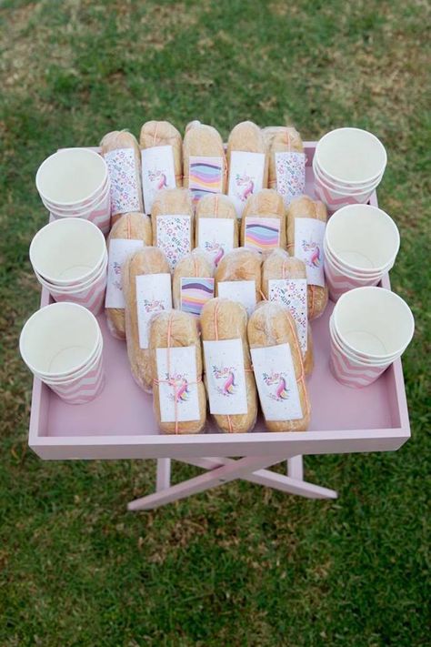 Unicorn Sandwiches from a Floral Unicorn Birthday Party on Kara's Party Ideas | KarasPartyIdeas.com (30) Unicorn Sandwiches, Pony Theme Cake, Horse Party Ideas, Unicorns Birthday Party, Unicorn Lunch, Unicorn Party Decor, Unicorn Party Food, Flower Unicorn, Rainbow Table