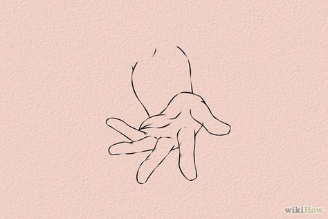 6 Ways to Draw Anime Hands - wikiHow Draw Anime Hands, Hand Reaching Out Drawing, Drawing Anime Hands, Learn To Draw Anime, Camera Drawing, Anime Hands, Drawing Tutorial Face, Výtvarné Reference, Hand Drawing Reference