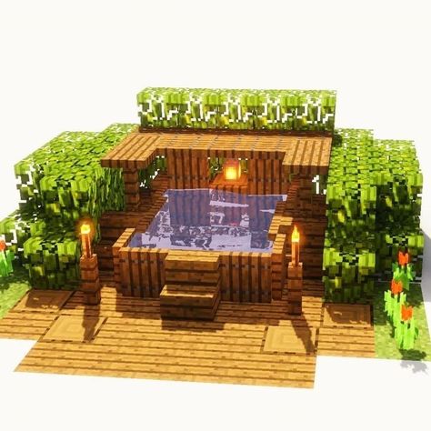 Minecraft Garden Ideas, Minecraft Barn, Case Minecraft, Minecraft Garden, Minecraft Decoration, Rumah Minecraft Sederhana, Minecraft Interior Design, Bangunan Minecraft, Minecraft House Plans