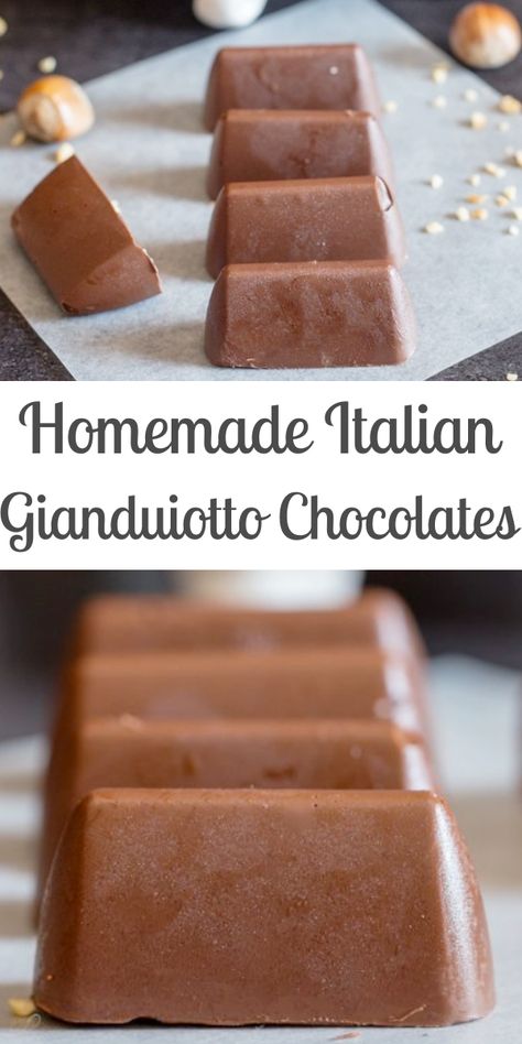 Italian Homemade Gianduiotto Chocolates are the creamiest and easiest Holiday Chocolates you will make this season. Only 3 ingredients, they make the perfect Christmas gift. #chocolate #candy #Christmas #Gianduiotto #nobake Italian Candy Recipes, Italian Christmas Cookie Recipes, Italian Candy, Chocolate Rain, Italian Christmas Cookies, Italian Chocolate, Keto Candy, Italian Holiday, Holiday Chocolate