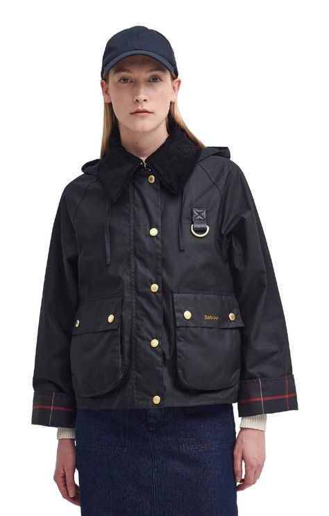 Ladies Barbour Reighton Wax Jacket Barbour Style, Waxed Jacket, Wax Jacket, Waxed Cotton Jacket, Jackets Uk, Wax Jackets, Vest Shirt, Short En Jean, Women's Coats & Jackets