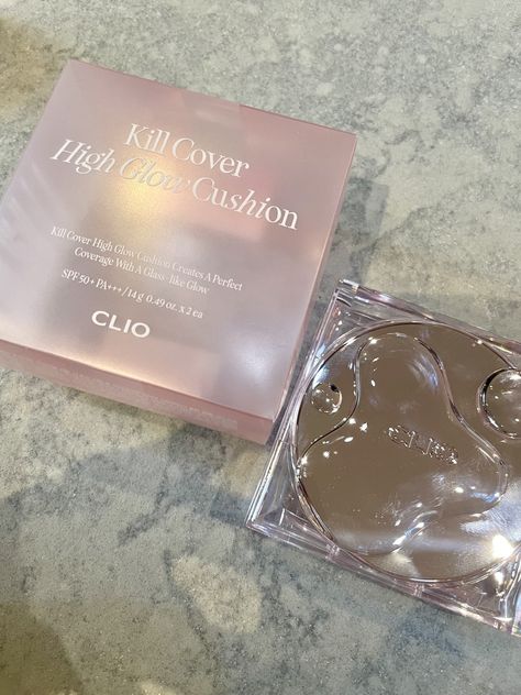 clio kill cover high glow cushion foundation #clio #foundation #makeup #cushionfoundation #kbeauty #beauty #korean #kmakeup #koreanmakeup #aesthetic #inspo #inspiration #photoinspo Clio Cushion Foundation, Clio Foundation, Koreanmakeup Aesthetic, Clio Kill Cover, Foundation Swatches, Makeup List, Cushion Foundation, Foundation Makeup, K Beauty