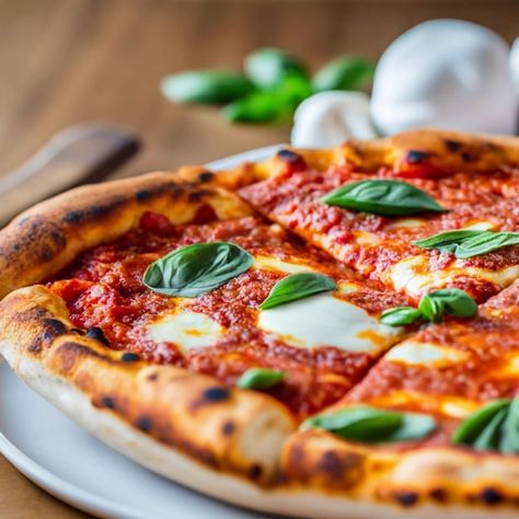 Photo authentic italian margherita pizza | Premium Photo #Freepik #photo Margherita Pizza, Authentic Italian, Premium Photo, Graphic Resources, Pizza, Pizzas