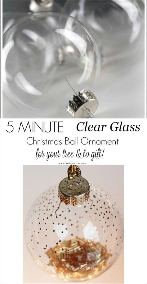 Clear Christmas Ornaments, Clear Glass Ornaments, Glass Christmas Balls, Handmade Holiday Gifts, Diy Gold, Clear Ornaments, Ornament Diy, Gold Dot, Puffy Paint