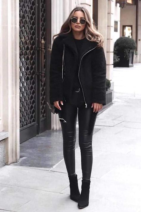 Isawitfirst Black Borg Aviator Jacket Black Aviator Jacket Outfit, Aviator Jacket Outfit, Black Aviator Jacket, Best Winter Jackets, Flirty Outfits, Aviator Jacket, Coat Outfit, Black Aviators, Aviator Jackets