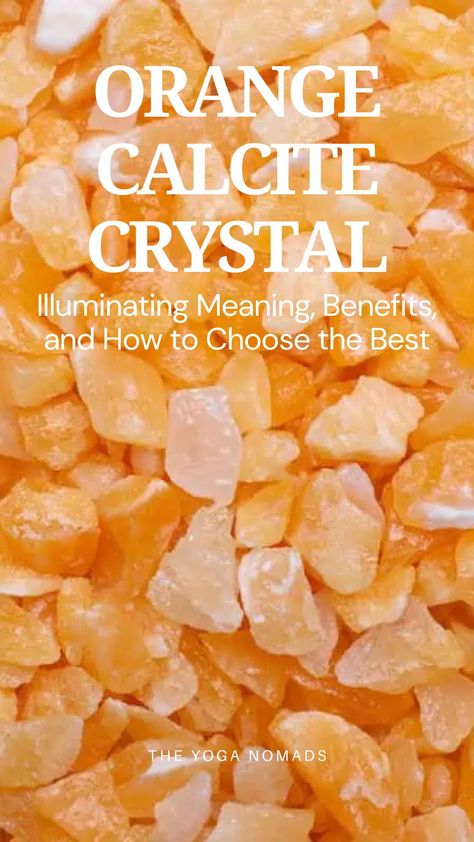 Unlock the power of Orange Calcite Crystal! 💎✨ Learn about its illuminating meaning, healing benefits, and how to choose the perfect stone for you. Known for enhancing creativity, boosting energy, and balancing emotions, this crystal is a must-have for your healing journey. Start your transformation today! 🌟 #OrangeCalcite #CrystalHealing #EnergyBoost #Creativity #EmotionalBalance #HealingStones Calcite Crystal Meaning, Orange Calcite Crystal, Crystals For Beginners, Spiritual Aesthetic, Hot Yoga Mat, Large Yoga Mat, Balancing Emotions, Yoga Aesthetic, Yoga Business