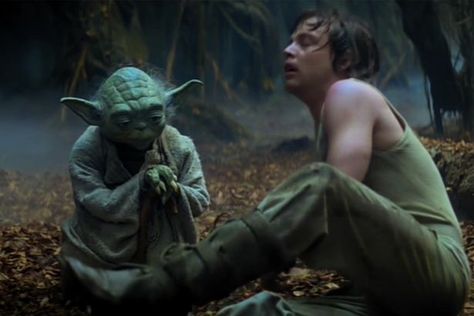 Star Wars' 9 most inspirational quotes from Yoda, Obi-Wan Kenobi ... Alec Guinness, Star Wars Quotes, Master Yoda, Empire Strikes Back, Star Wars Empire, Mark Hamill, George Lucas, The Empire Strikes Back, A New Hope