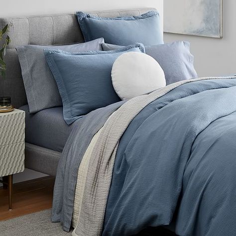 Blue And Grey Bedding, Luxury Bedding Master, Affordable Bedding Sets, Blue Comforter, Blue Bedroom Decor, Cheap Bedding, Bedding Sets Online, Advantages And Disadvantages, Designer Bedding Sets