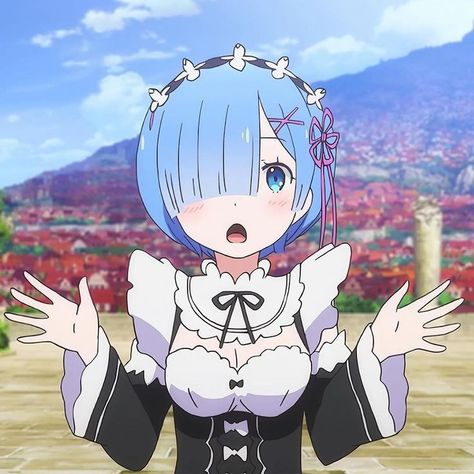 Re:zero Rem Icon, Re Zero Wallpaper, Anime Zero, Rem Re Zero, Re Zero Rem, Icons Girls, Drawing Projects, Re Zero, Anime Kiss