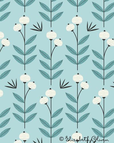 print & pattern: DESIGNER - elizabeth olwen Globe Flower, Berry Pattern, Graphic Drawing, Pattern Design Inspiration, Floral Illustration, Design Textile, Print Inspiration, Pretty Patterns, Pattern Illustration