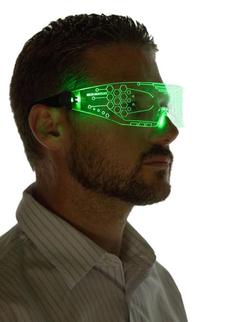 Cyberpunk Goggles, Cyberpunk Glasses, Light Up Glasses, Glow Run, Glowing Glasses, Neon Accessories, Alien Costume, Cyberpunk Fashion, Rave Festival