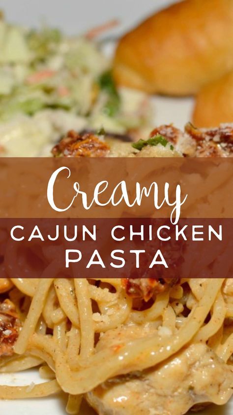 Rotisserie Chicken Cajun Pasta, Cajun Chicken Pasta With Sundried Tomato, Light Cajun Chicken Pasta, Baked Cajun Chicken Pasta, Easy Cajun Chicken Pasta, Cajun Chicken Fettuccine, Creamy Cajun Chicken Pasta, Baked Chicken Spaghetti, Creamy Cajun Pasta